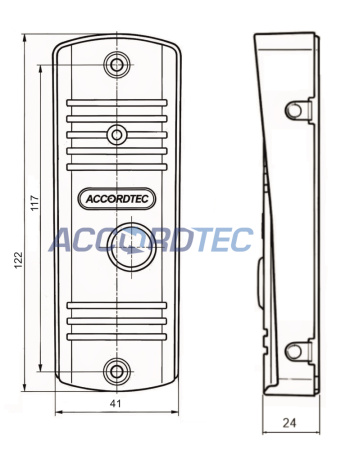 AT-VD305 BL Muon Вызывная панель CVBS ACCORDTEC